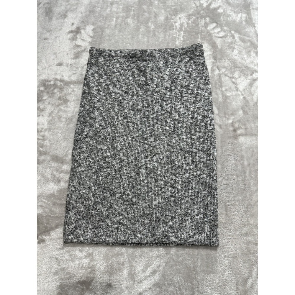 Express Pencil Skirt Womens Size Small Gray Heather Rayon Knit New‎ With Tags